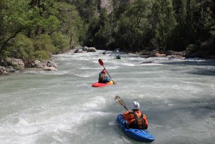 kayak guiding durance gorge